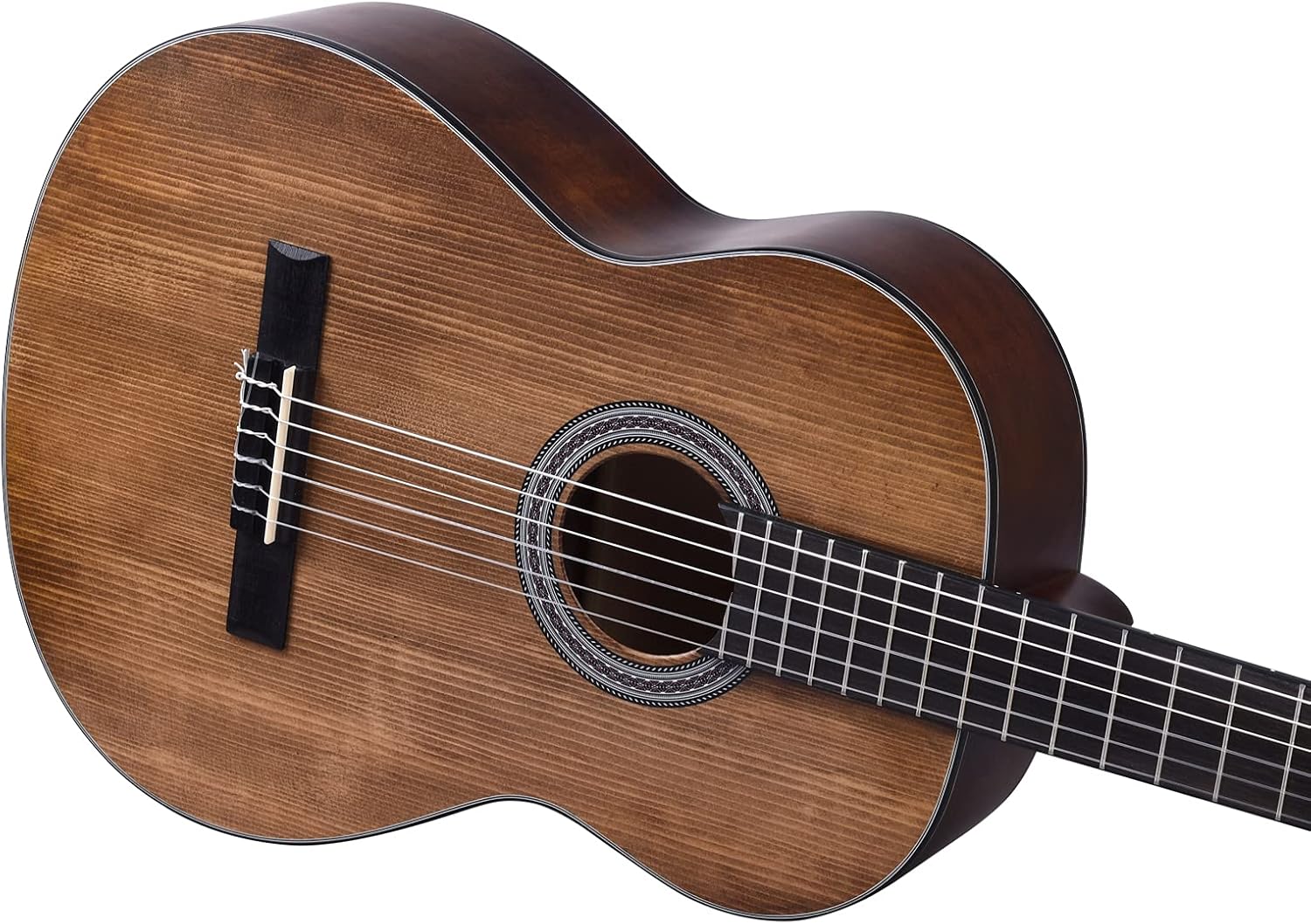 Winzz Classical Guitar 4/4 Adult Classical Guitar for Beginners 39 Inches Brown