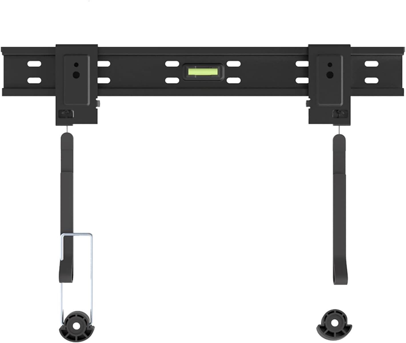 TV Stand Low Profile Fixed TV Wall Mount Bracket TV Bracket with Drawstring Snap Lock, Built-in Spirit Level 32