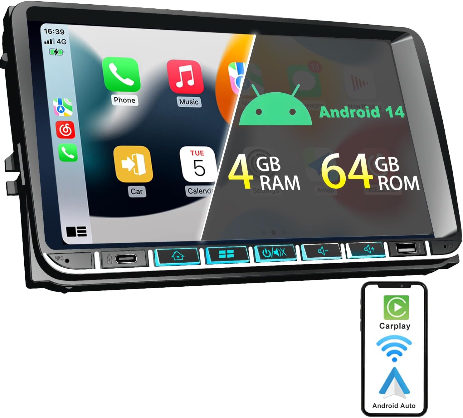 Android car Stereo Radio with Touchscreen (9
