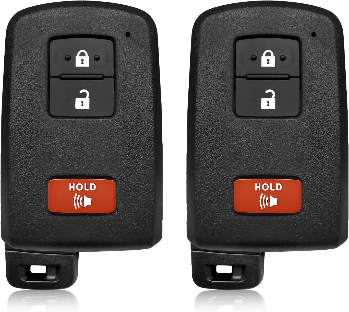 2 Keylessbest Replacement for 2016 2017 2018 2019 2020 2021 2022 Smart Proximity Toyota 4-Runner Tundra Tacoma Sequoia GNE 231451-0010 Board Key Fob HYQ14FBB 315MHz 3 Buttons