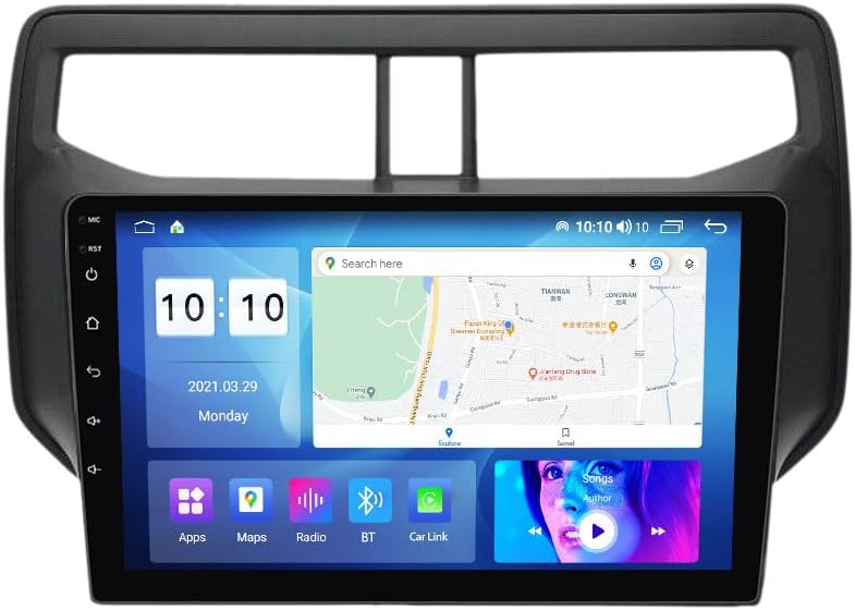 Android Car Stereo for Toyota Rush 2018-2019,9 inch IPS Touchscreen with Upgrade Wireless CarPlay & Android Auto,WiFi/GPS,Support SWC and Subwoofer,8-Core 8G+256G
