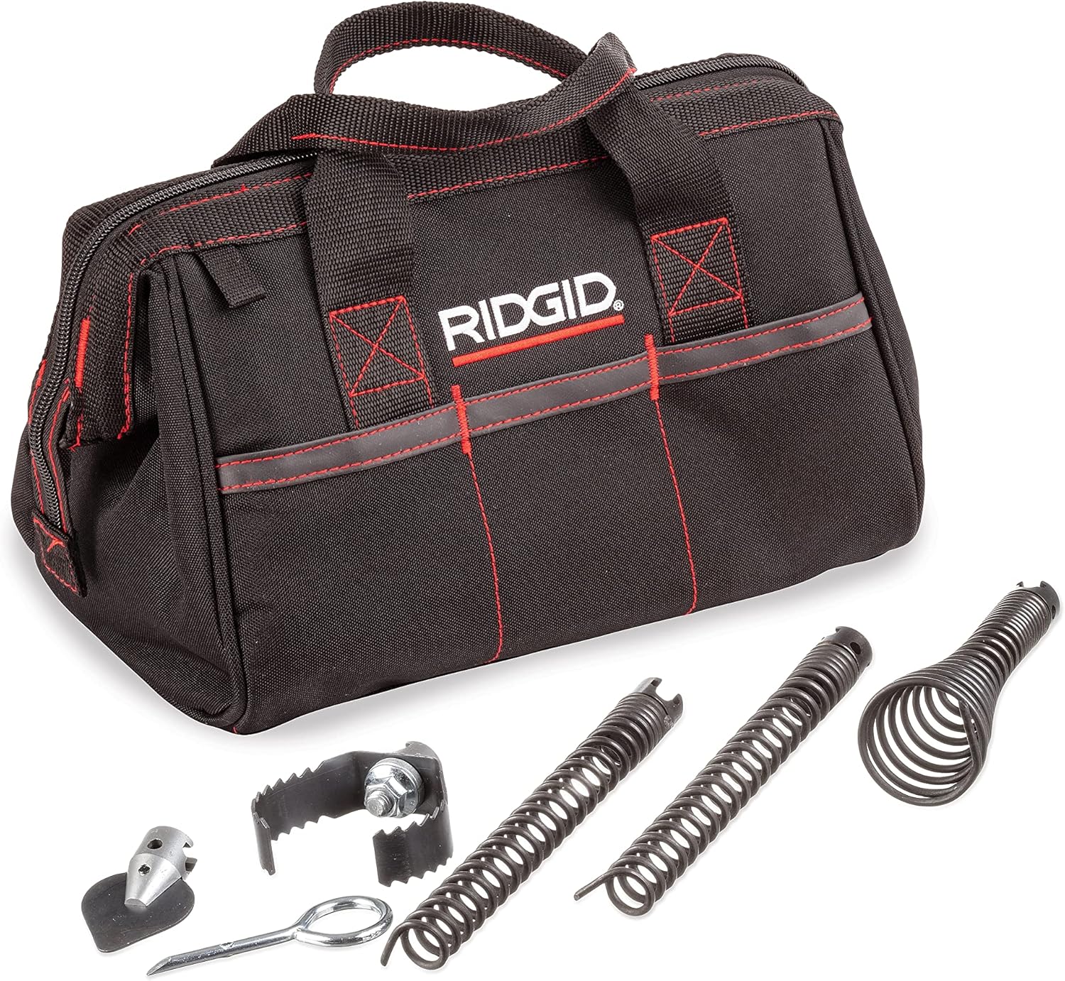 RIDGID 61625 A-61 Standard Equipment Tool Kit for K-60-SE and K-60SP Sectional Machines with Augers, Cutters, and Toolbox, Steel