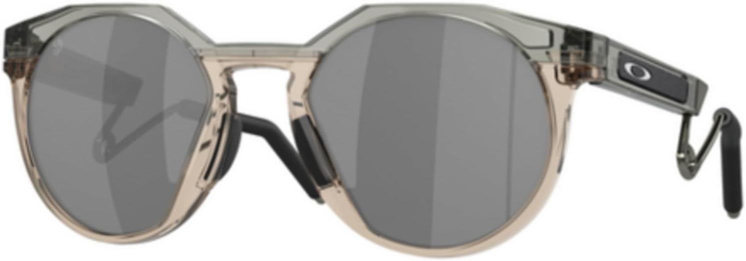 Oakley OO9279 Sunglasses Bundle: OO 9279 HSTN METAL 927905 Grey Ink/Sepia/Prizm Black Policarbonate Standard and Eyewear Cleaning Kit