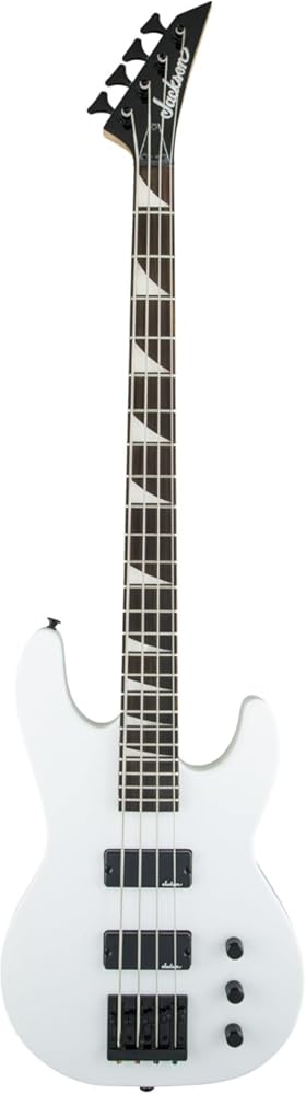 Jackson JS Series Concert Bass JS2 4-String Bass Guitar with Amaranth Fingerboard (Right-Handed, Snow White)