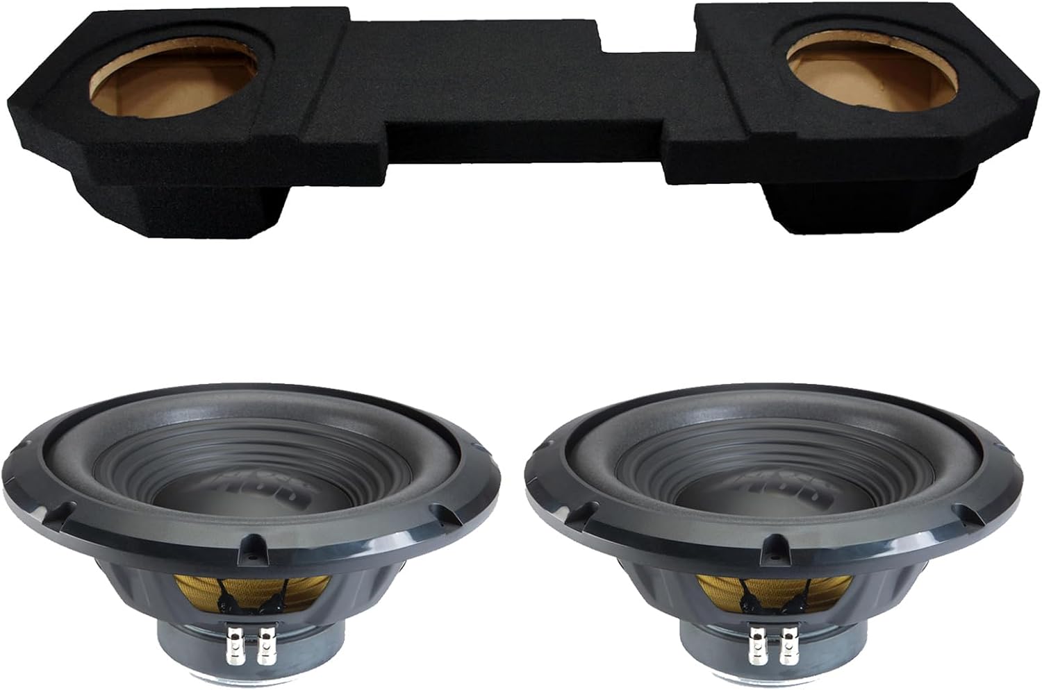 Alpine Compatible with 2002-2015 Dodge Ram Quad Crew Cab Sealed Dual 12