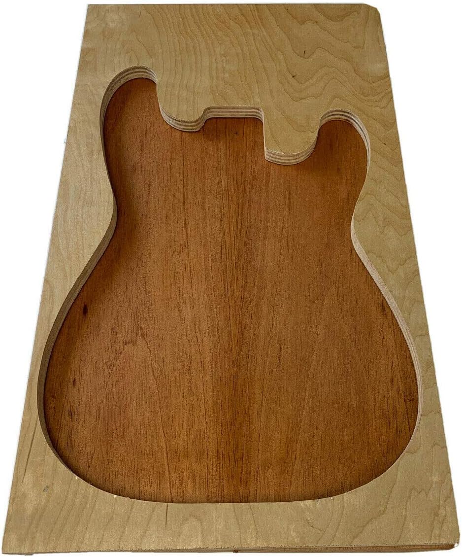 Exotic Wood Zone’s Spanish Cedar Explorer Electric/Bass Musical Wood Body Blanks | Guitar Luthier Tonewood Suppliers | Glued Planed - 28