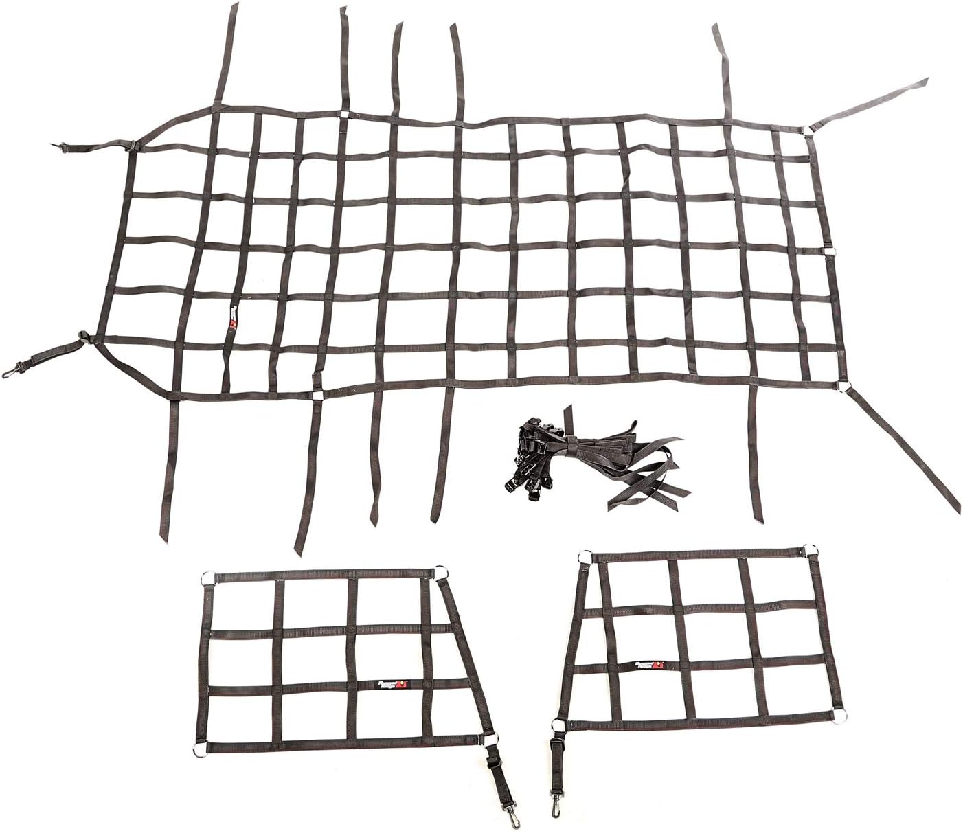 Rugged Ridge 13552.71 Cargo Net, Black; 07-18 Jeep Wrangler Unlimited JKU, 4 Door