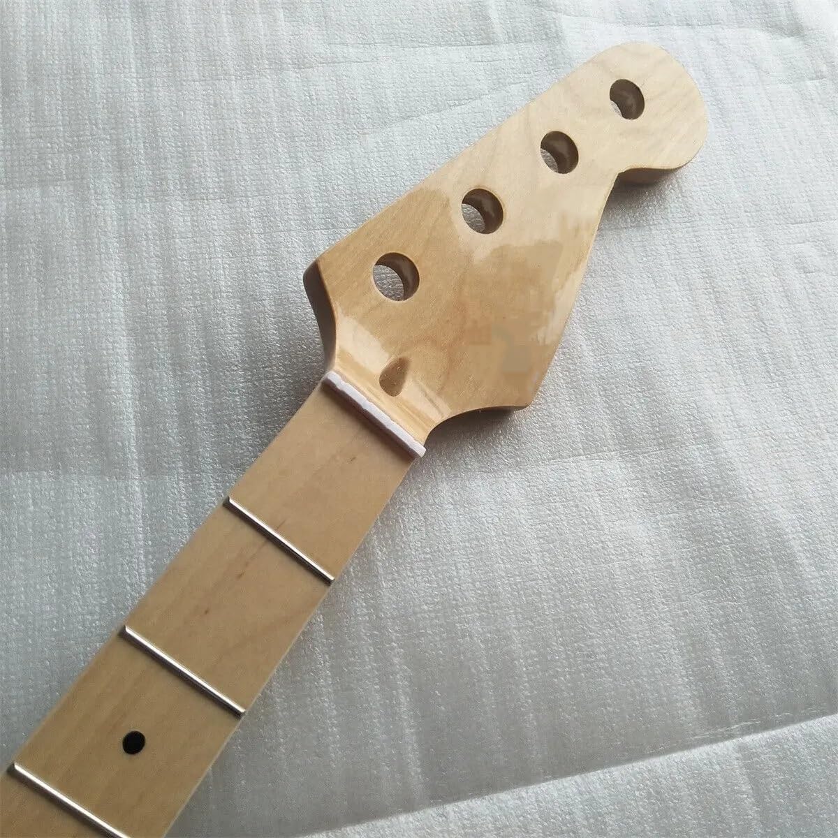 Maple P Bass Guitar Neck Parts 20 Fret Maple Fingerboard Dot Inlay 34inch Gloss(RosewoodFretboard)