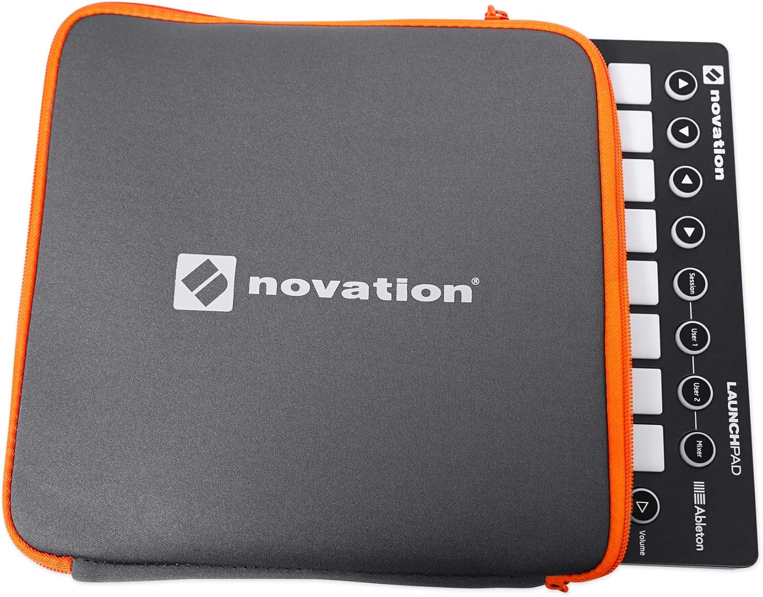 Audiosavings Bundle: Novation Launchpad X Ableton Live MIDI USB Music Production RGB Pad Controller Bundle with Novation Sleeve Carry Bag Case For Launchpad (2 Items)