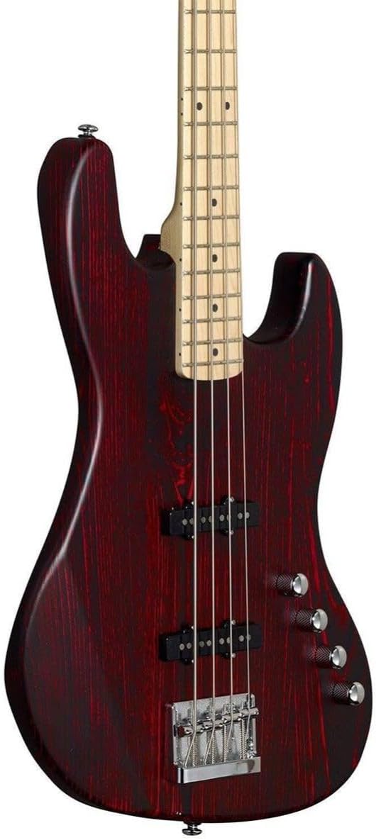 Michael Kelly Element 4OP Bass Guitar Trans Red