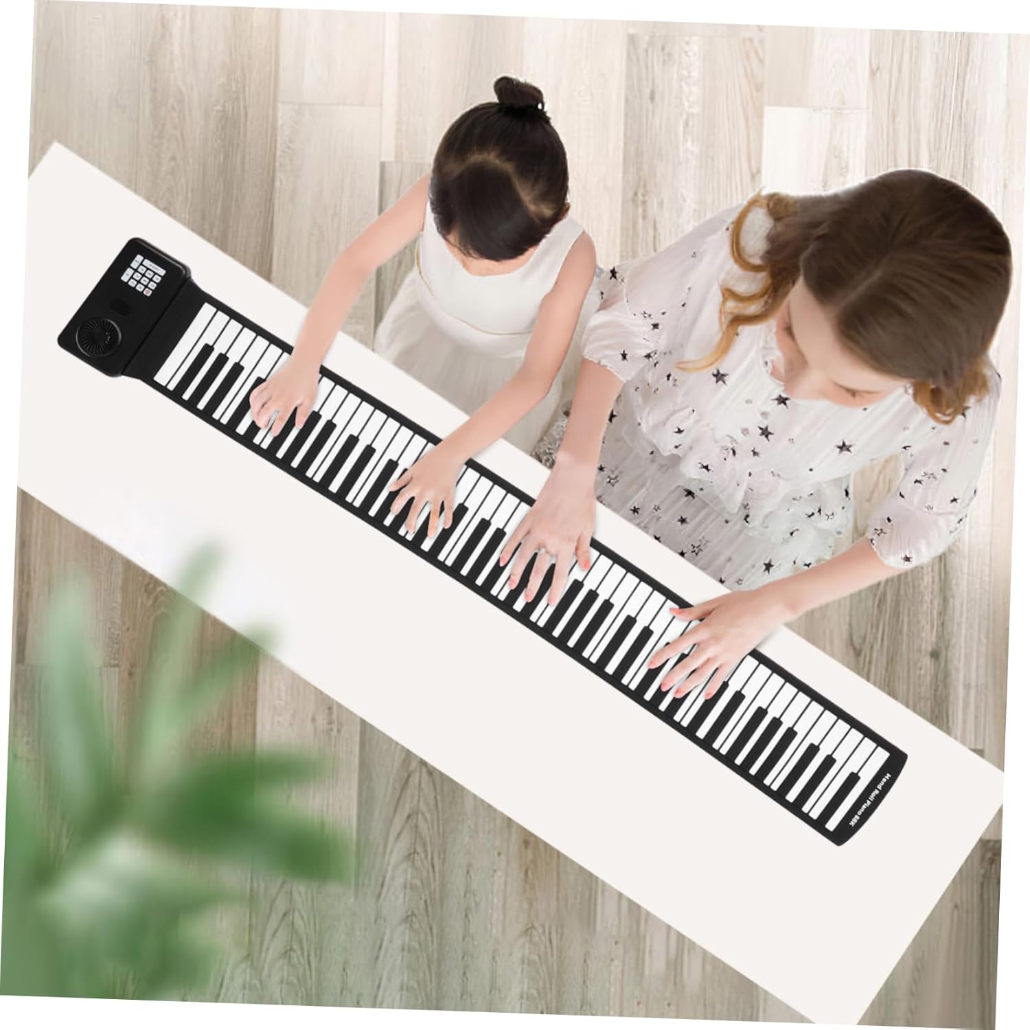 Foldable Keys Roll up Piano Keyboard with Speaker Portable Silicone Electronic Hand Roll Piano for Music Practice Travel Musicians and Beginners