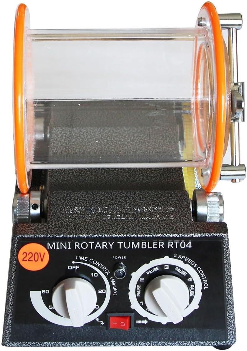 Jewelry Drum Polishing Machine Capacity 3kg Rotary Tumbler Tumbling Machine Mini Cleaning Jewelry Finishing Tools