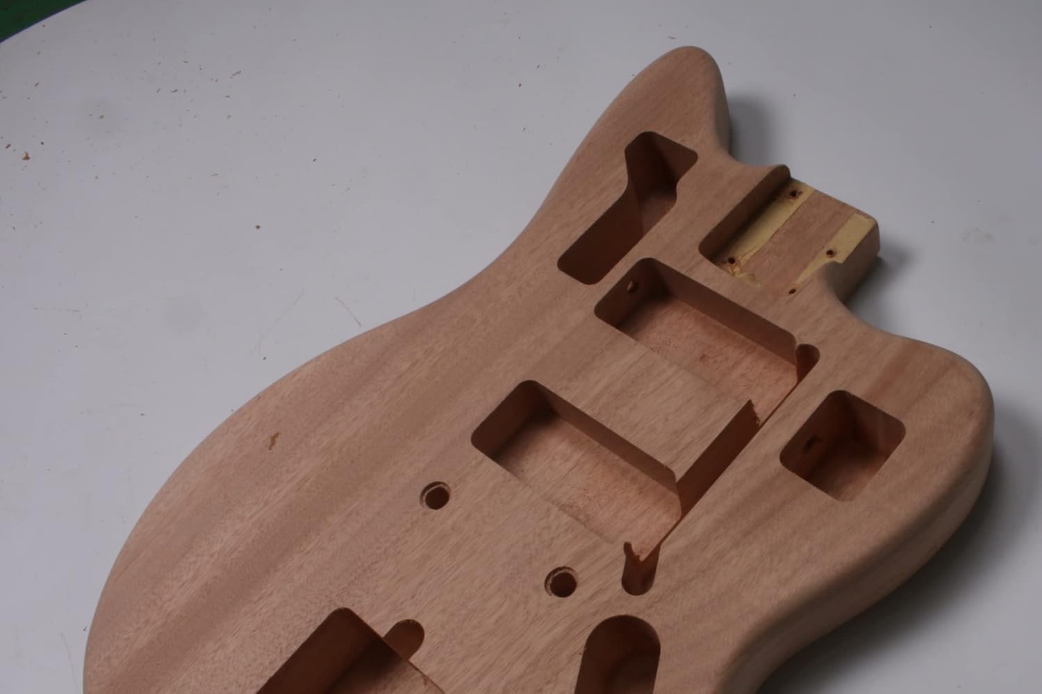 TSTS Mahogany Unfinish Bass Electric Guitar Body for DIY Guitar Accessory Guitar DIY Accessory