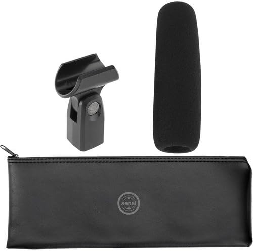 Senal MC24-EL Battery or Phantom Powered Professional Condenser Shotgun Microphone -