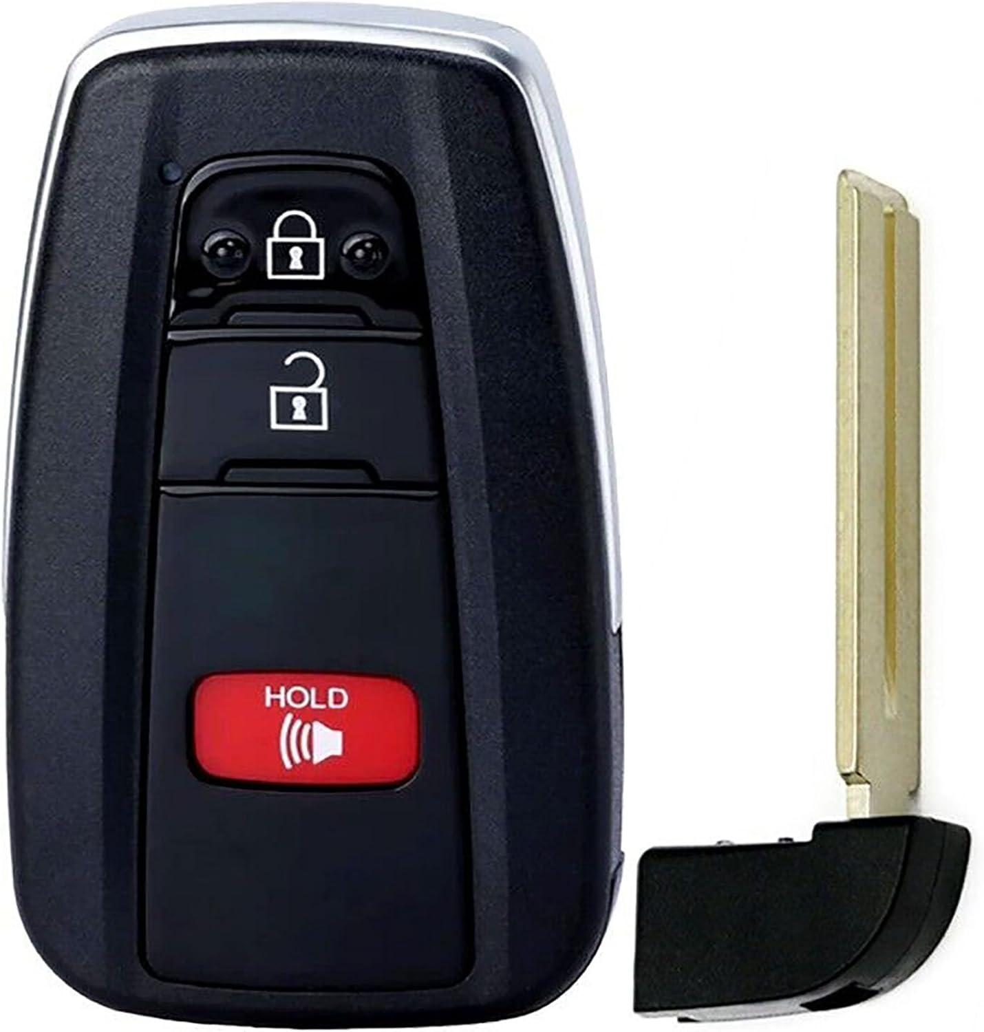 1x New Quality Replacement Proximity Key Fob Compatible with & Fit for 2019 2020 2021 Toyota RAV4 - MPN HYQ14FBC-02