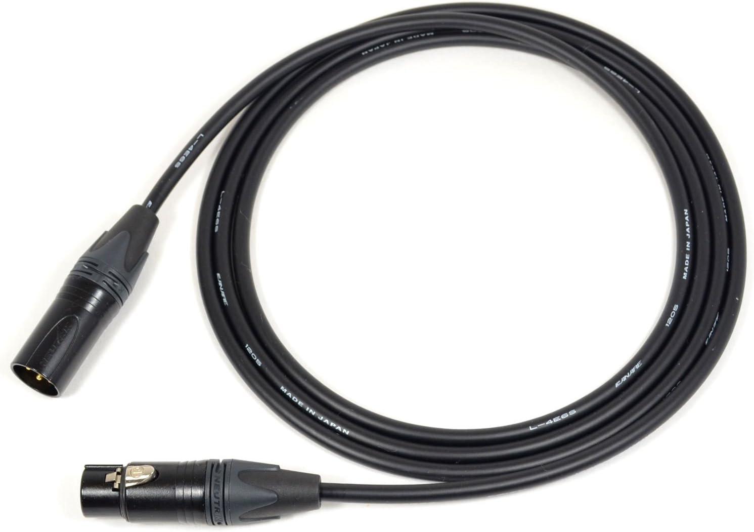 CANARE L-4E6S XLR Microphone Cable (4.9feet) Black