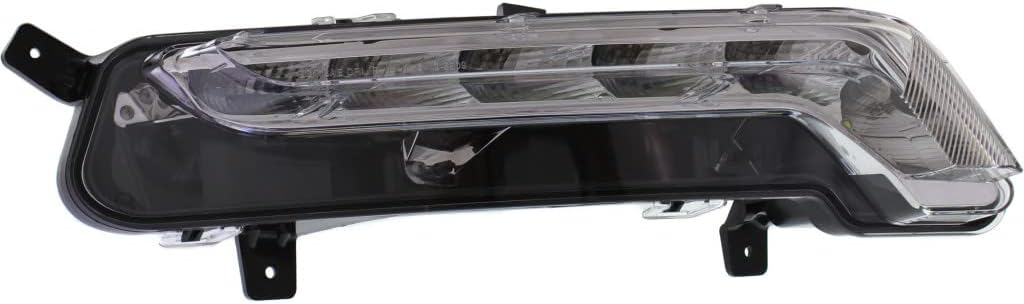 CarLights360 For Chevy Impala Daytime Running Light 2016 17 18 19 2020 Passenger Side | LED w/Bulbs Included LT/LTZ/Premier Models DOT Certified For GM2563102 | 22931248