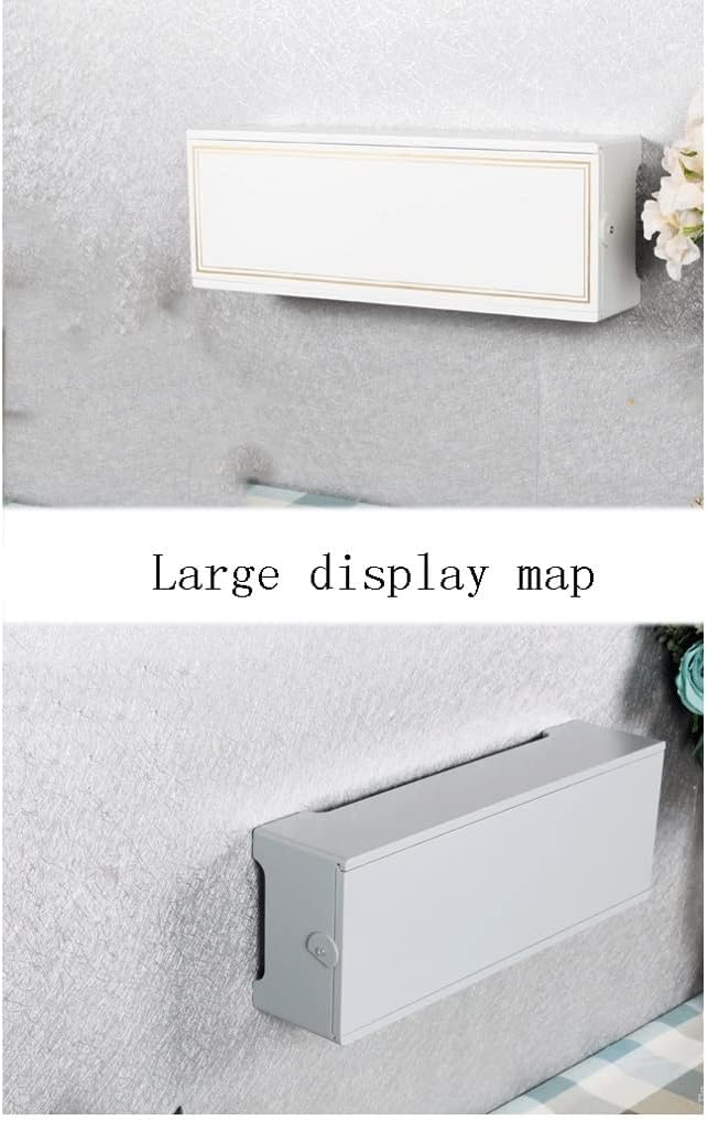 Router Storage Box, Wireless WiFi Router Shelf, Network Set-top Box Storage Box, Wall Mount Shelves (Color : A, Size : S)