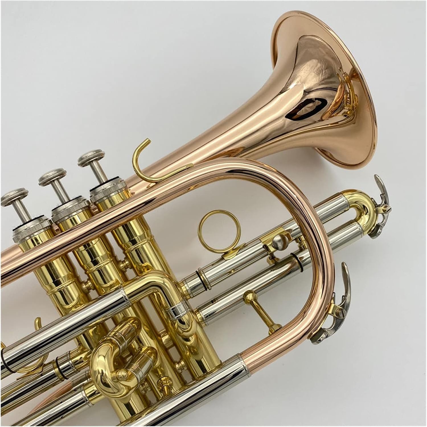 B-Flat Professional Cornet Phosphor Bronze Manufactured Professional Grade Tone Trumpet Horn Instrument Beginner Trumpet
