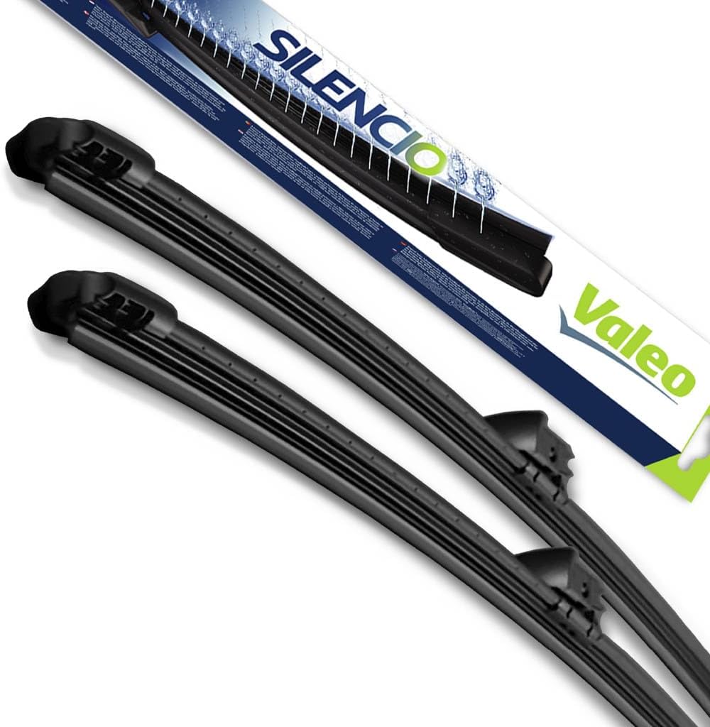 Valeo 178506 Silencio Visioblade Windshield Wiper Blade Set Compatible with Select Mercedes-Benz W222 and V222 Models, Heated 25/23 inch Pack of 2 Premium OEM Wipers, Replacement Windshield Wipers
