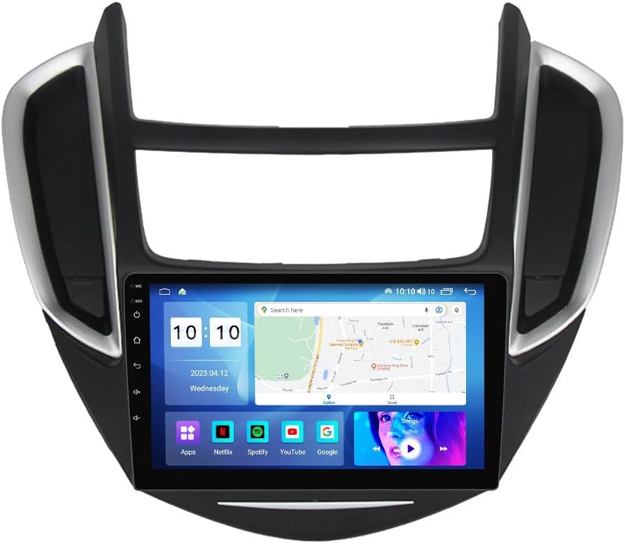 Android Car Stereo for Chevrolet Trax Tracker 2014-2016,9 inch IPS Touchscreen with Upgrade Wireless CarPlay & Android Auto,WiFi/GPS,Support SWC and Subwoofer,8-Core 8G+256G