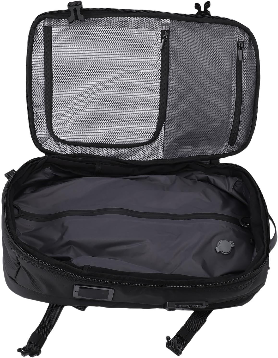 SIXRUN Expandable Backpack with Vacuum Compression for Travel, Ideal Carry On Water Proof Backpack TSA Anti Theft Oxford Fabric