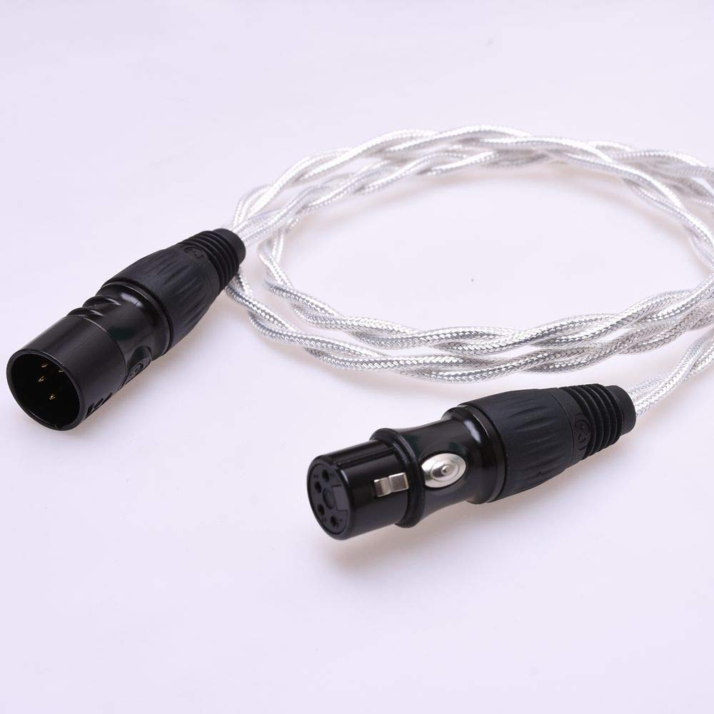4 Pin XLR Male to 4-Pin XLR Female Balanced Extension Balanced Audio Cable (3)