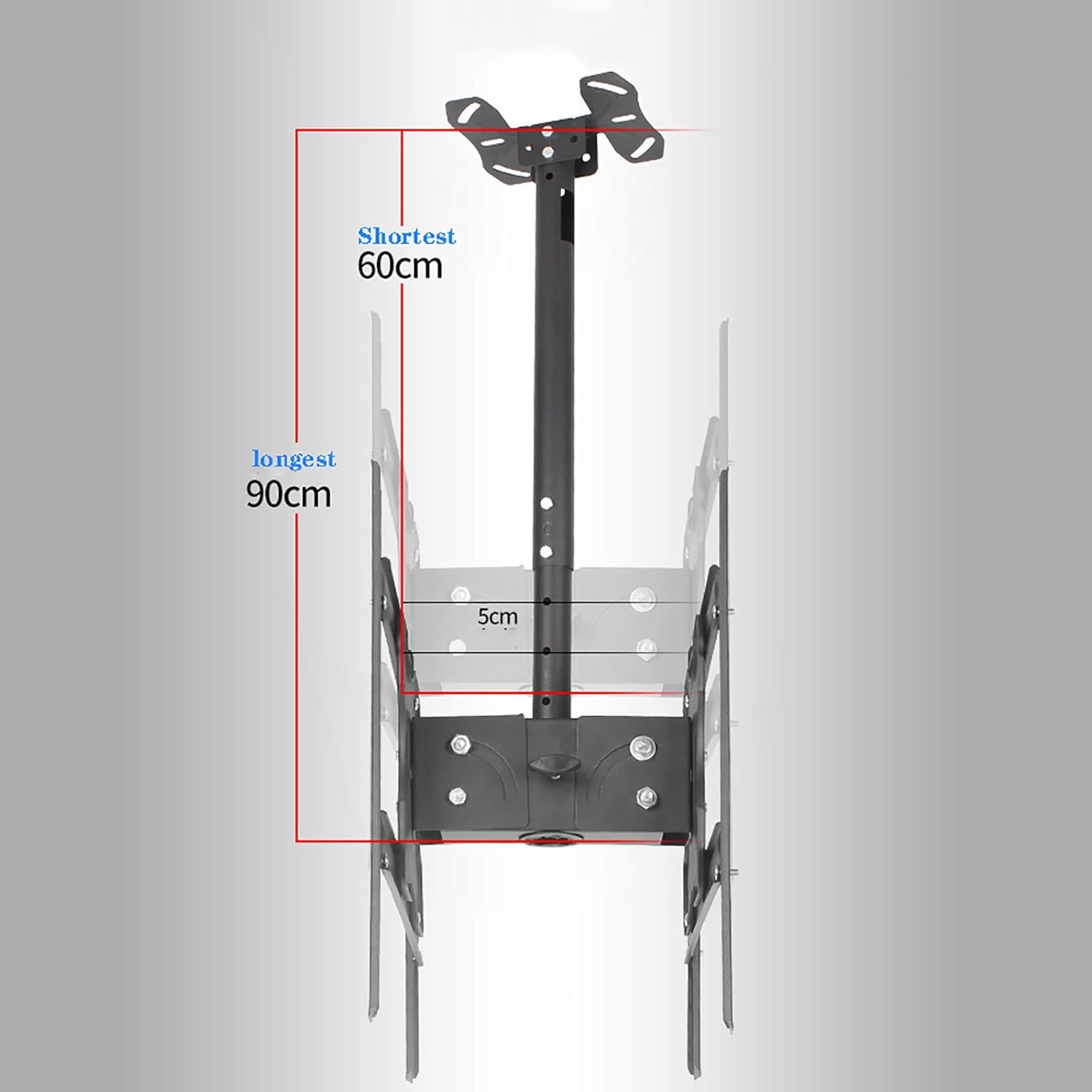 TV Stand,Tv Wall Mount Extra Long Ceiling Tv Mount Bracket, Fits Most 32-55