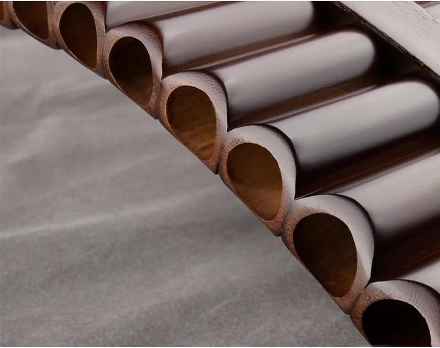 pan flute for beginners Professional Pan Flute Chinese Traditional Musical Instrument 25 Pipes Pan Flute C Key Woodwind Purely Handmade (Color : Left)