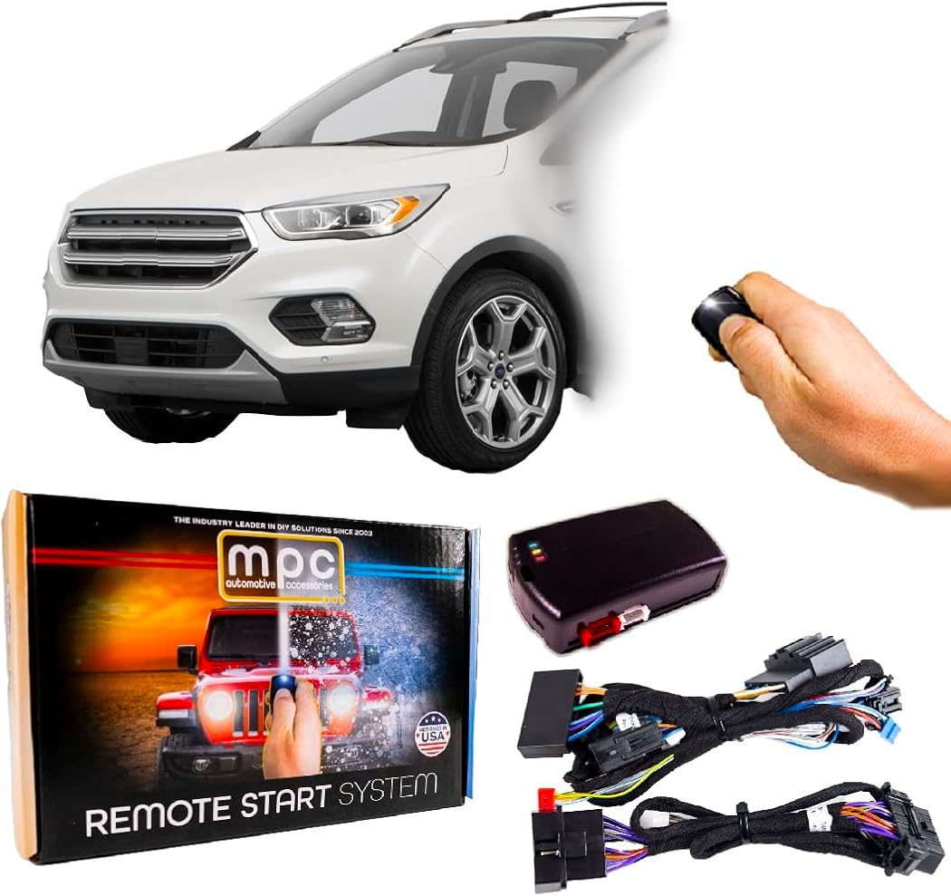 MPC Plug & Play Factory Remote Activated Remote Start Compatible with 2017-2019 Ford Escape Key-to-Start - Gas - Premier USA Tech Support