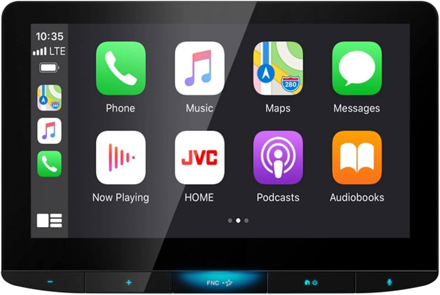JVC KW-Z1000W Bluetooth Car Stereo Receiver with USB Port –10.1