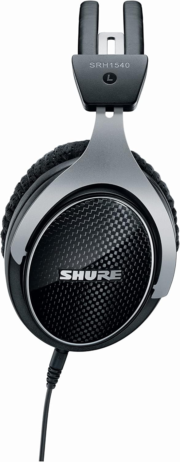 Shure SRH1540 Premium Closed-Back Headphones with 40mm Neodymium Drivers for Clear Highs and Extended Bass, Built for Professional Audio/Sound Engineers, Musicians and Audiophiles (SRH1540-BK)