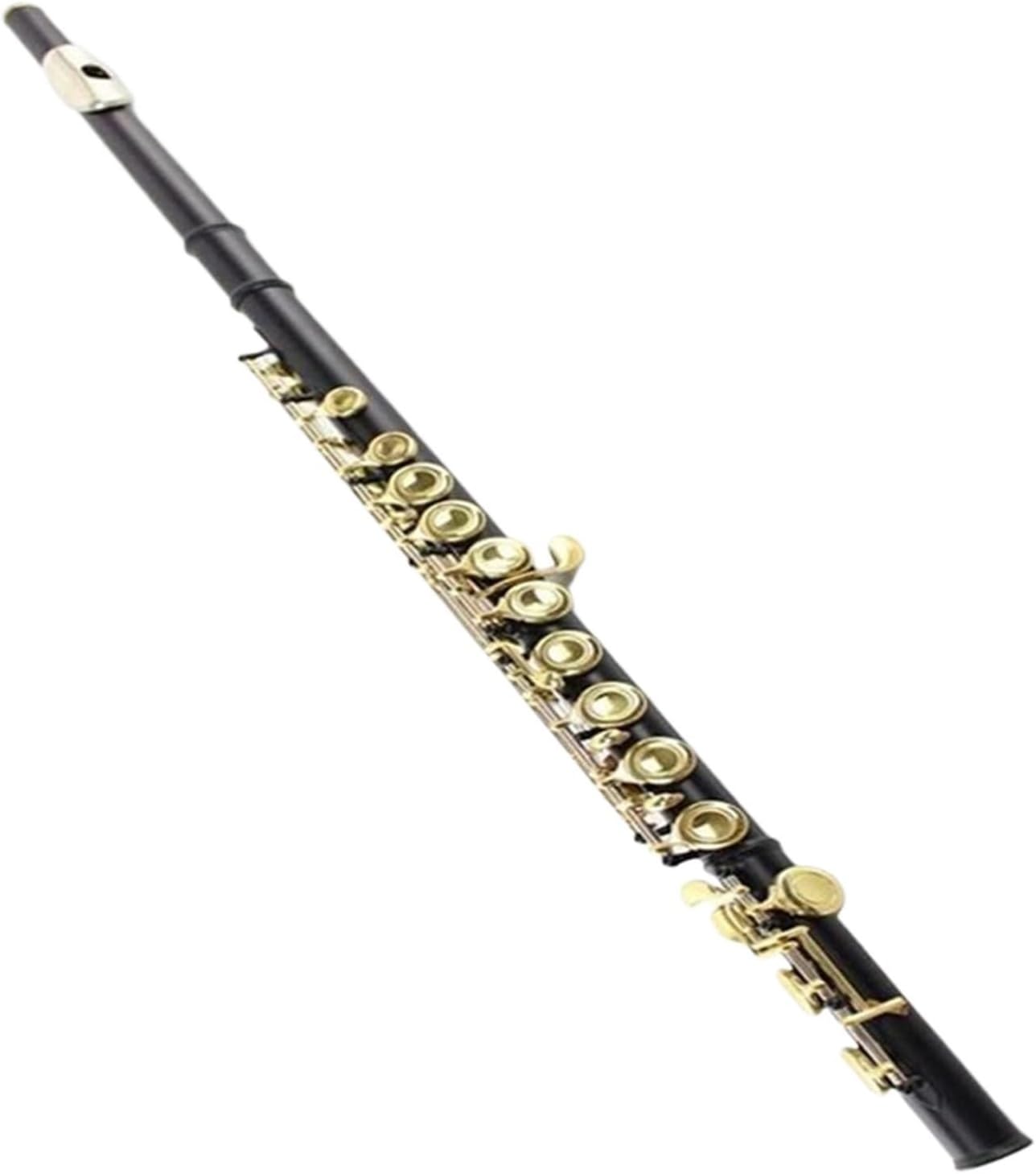 Professional Flute Instrument Wind Instrument Colored Flute 16 Hole Closed Hole C Key White Copper