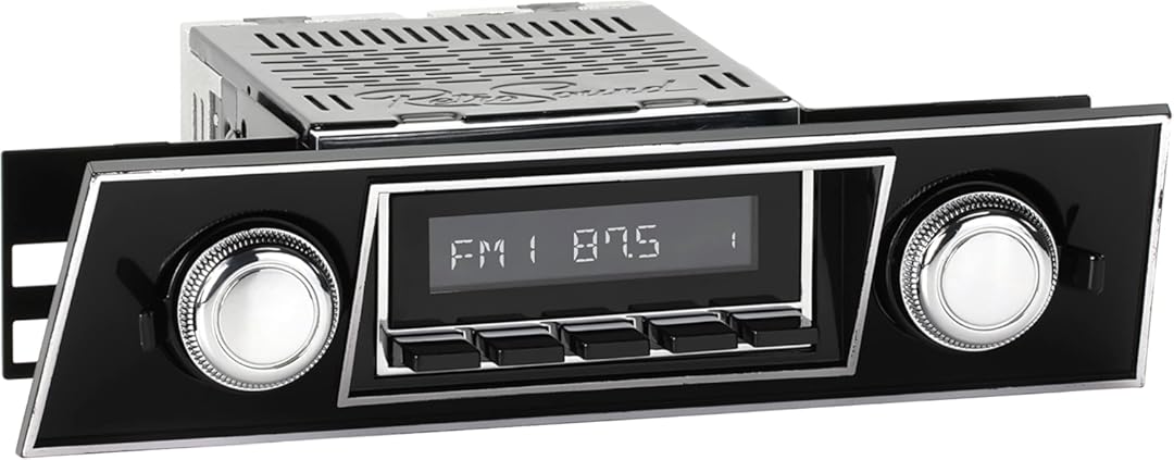 RetroRadio Compatible with 1967-68 Pontiac Firebird Features Include Bluetooth, USB, AM/FM HCB-M2-401-03-93PT