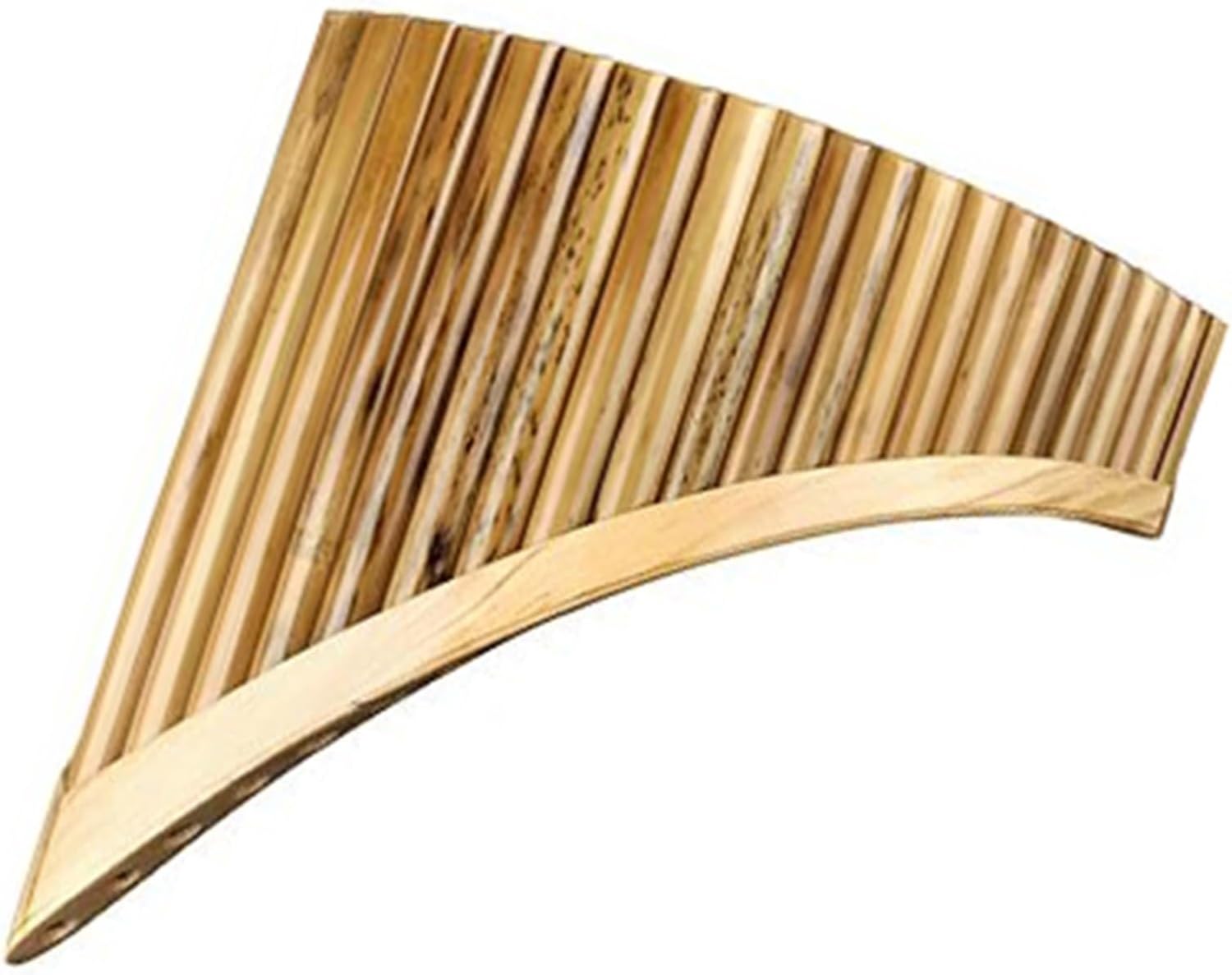 pan flute for beginners 22 Pipes Pan Flute C Key Musical Instruments Woodwind Instrument Handmade Pan Pipes (Color : Right hand)