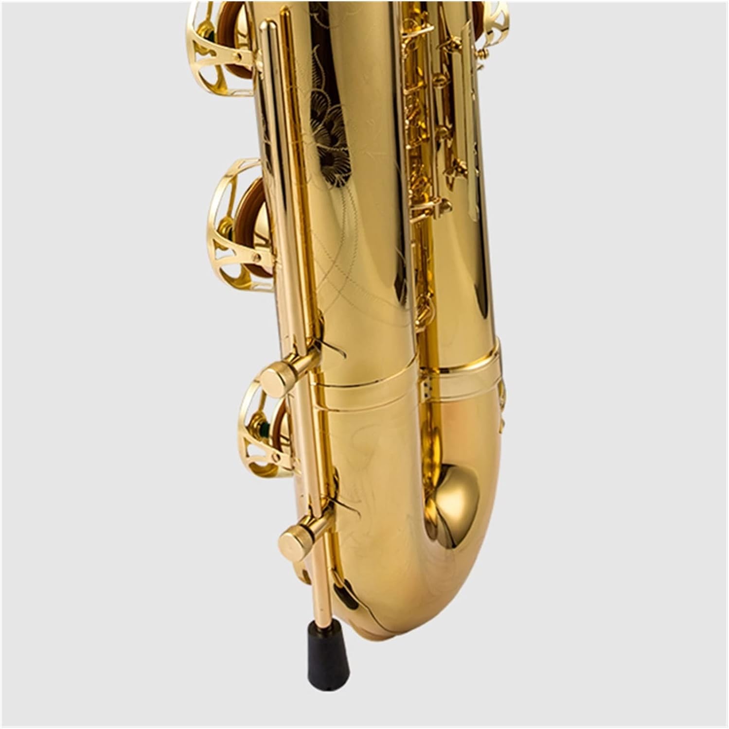 E-Flat Upper Bass Saxophone Instrument for Band-Specific Bass