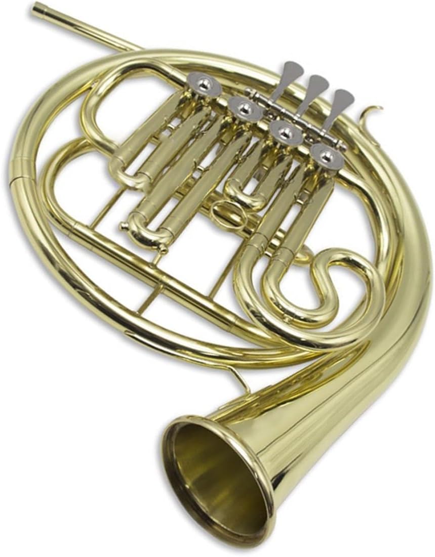 4 Key French Horn French Horn B Flat To F Key Single Row Suitable For Beginners And Professional Performance