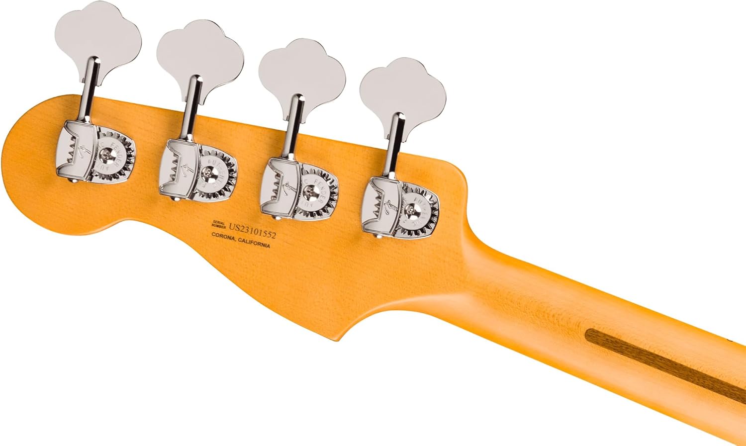 Fender American Ultra II Precision Bass - Avalanche Bundle with Case, Strap, Cable, Hat, and Guitar Cleaning Kit