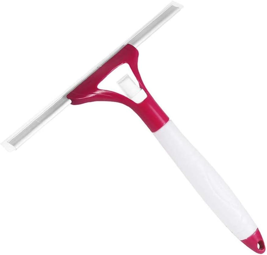 Glass Wiper，Products Squeegee with Built in Pump Spray Bottle All Purpose Bathroom Window Squeegee Bathroom