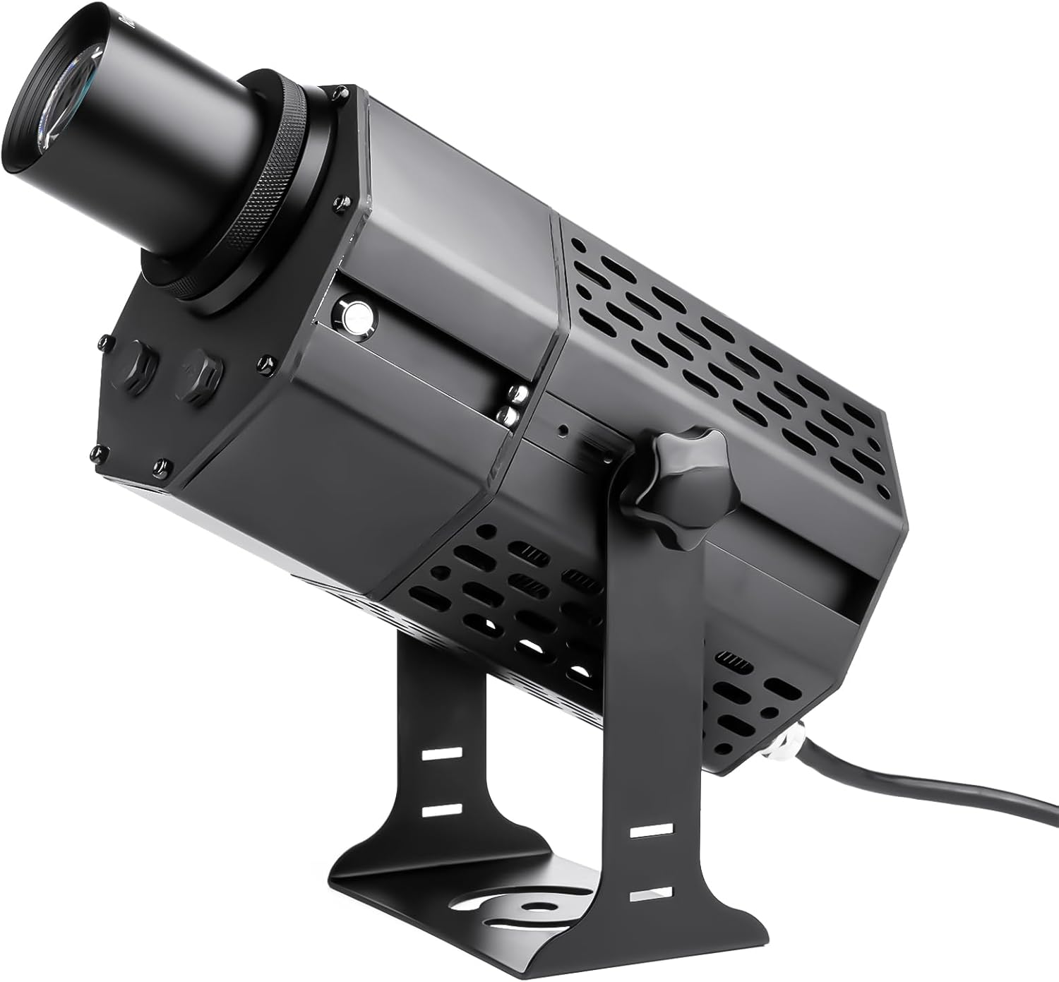 240W LED Logo GOBO Projector Ip67 Waterproof DJ Effect Light Including Free Custom Glass GOBO to Project Image for Business Hotel Company Store Wedding Advertising Indoor and Outdoor Use