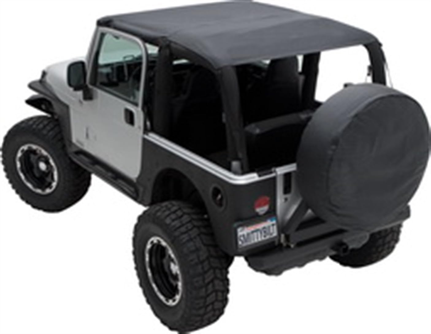 SmittyBilt EXTENDED TOP DIAMOND BLK - SB93635