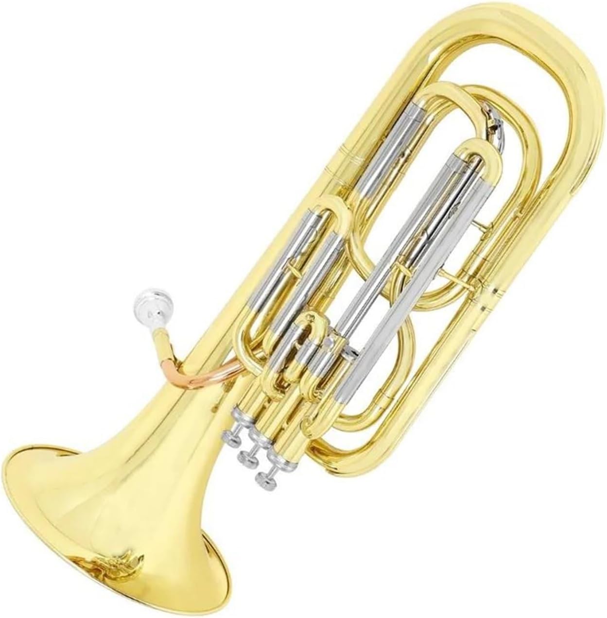Brass Euphonium B Flat Professional Performance Beginner Adult Practice Euphonium All-brass Instrument