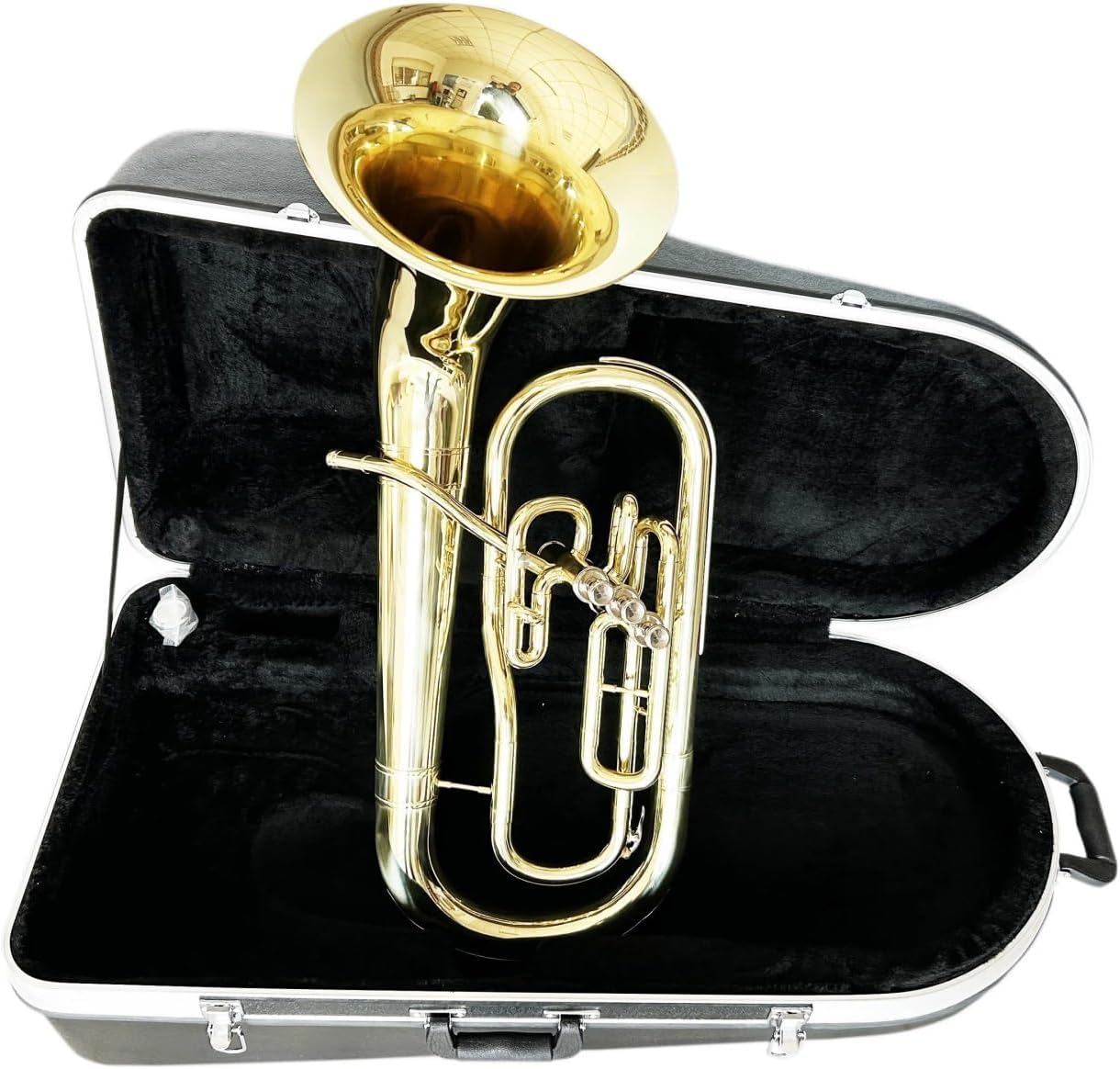 Beginner euphonium Gold Lacquer 3 Pistons Marching Instrument Euphonium