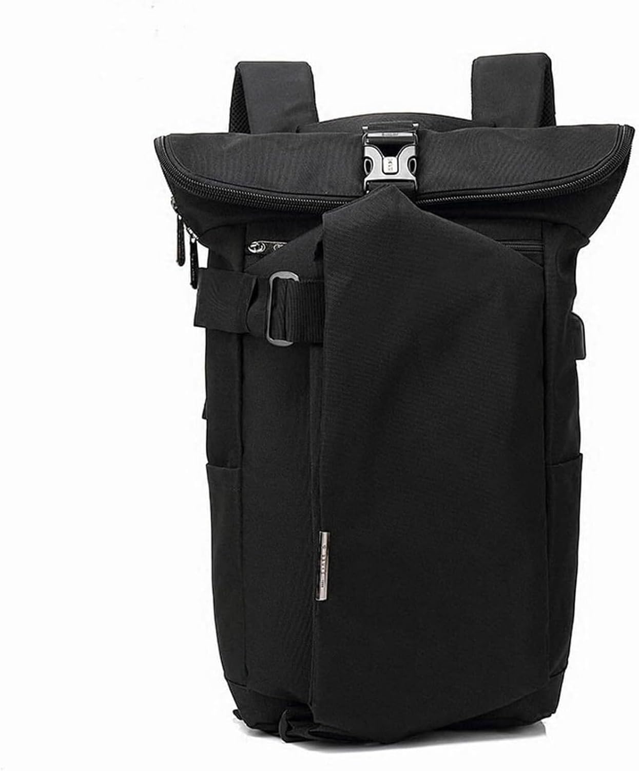 Mens Backpack Men's Backpack Black USB Charging Anti-Theft Laptop Backpack Travel Fashion Male Large Capacity College School Bag