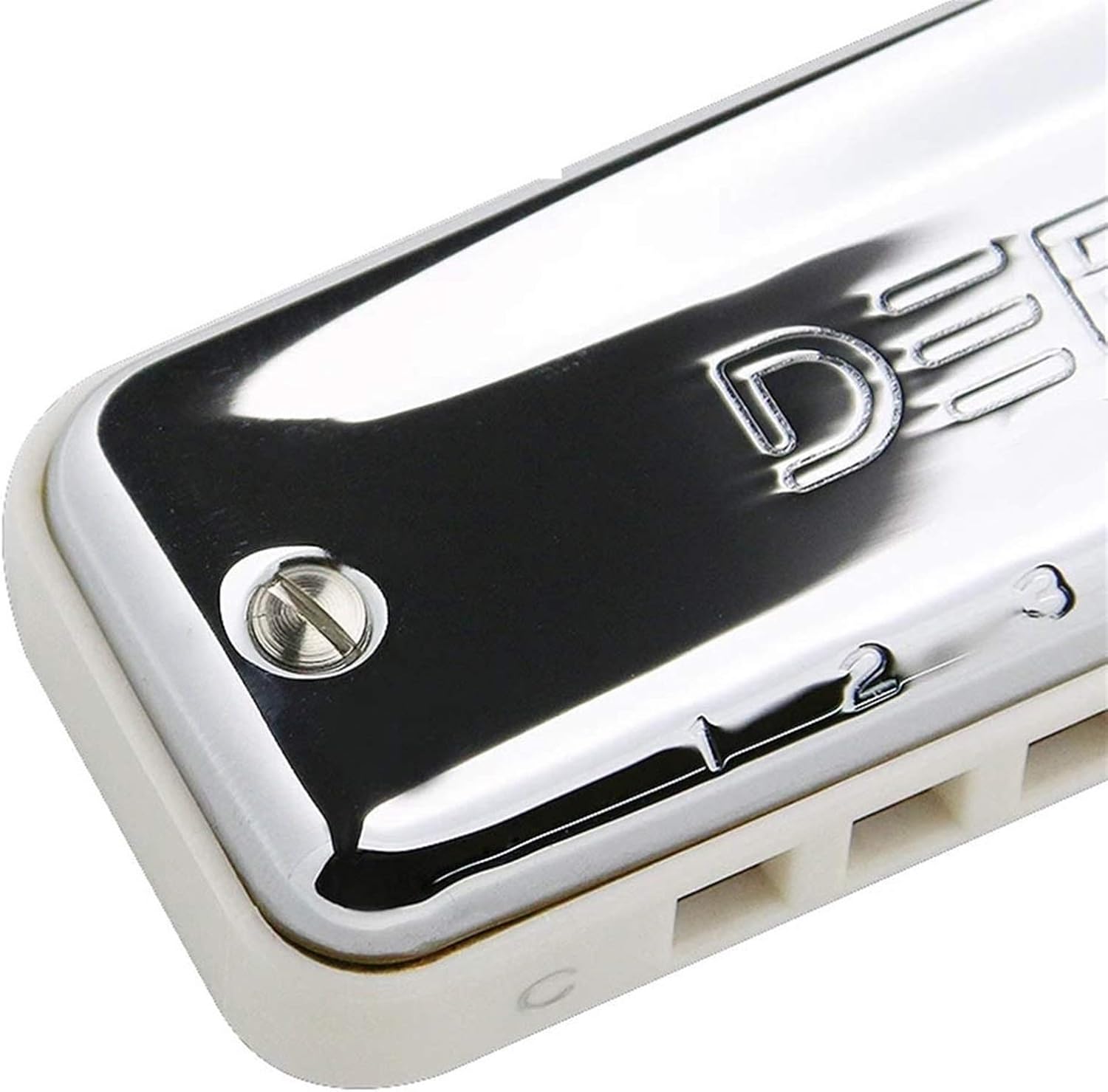 Harmonica Harmonica Diatonic 10 Holes Blues Harp Mouth Organ ABS Key of C Harmonica Musical Instruments (Color : Key EB)