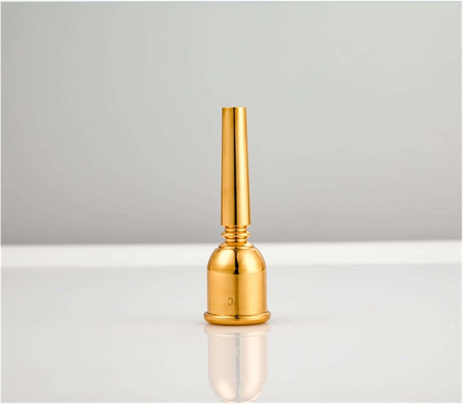 Saxophone Parts Professional Trumpet Mouthpiece Size Sliver Or Brass Plated Musical Trumpet Accessories Parts (Color : Brass 7C)