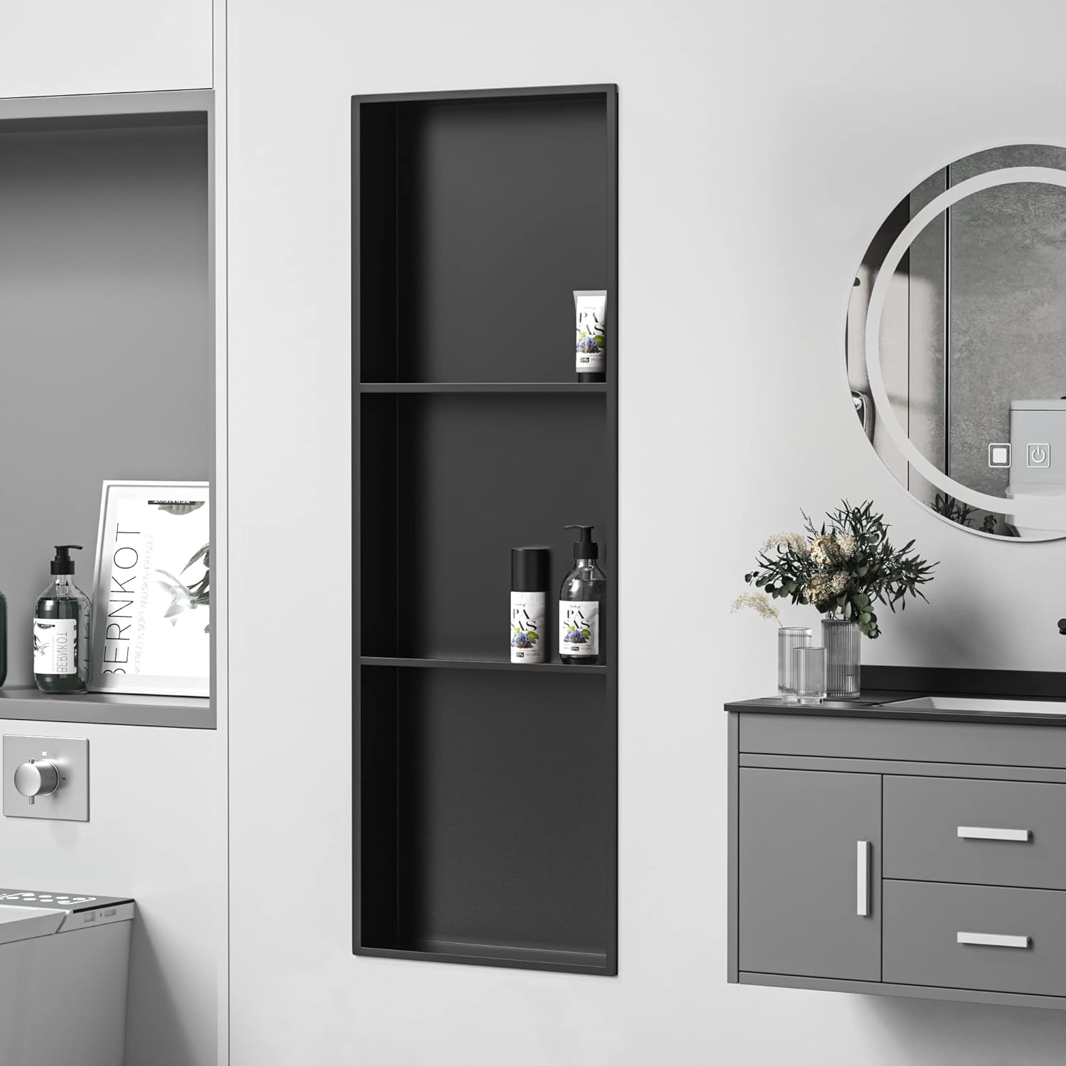 Stainless Steel Shower Niche 36