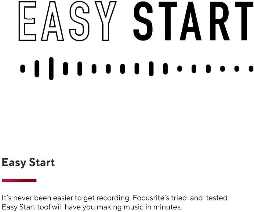 Focusrite Scarlett Solo 4th Gen USB Audio Interface, for the Guitarist, Vocalist, or Producer — High-Fidelity, Studio Quality Recording, and All the Software You Need to Record