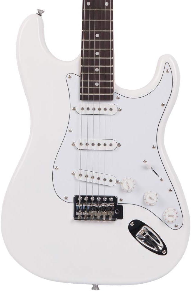 Premium Rosewood Fingerboard Electric Guitar with Smooth Satin Finish and Comfortable Playability for Beginners and Professionals