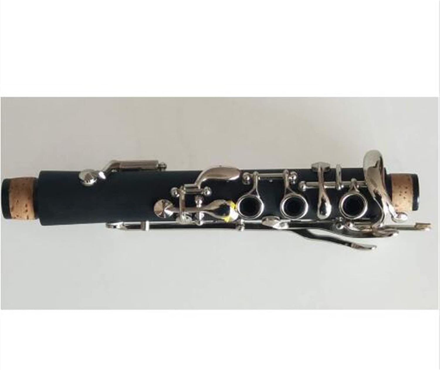 TSTS Clarinet Bb Ebonite 19 Keys Good Sound Nickel-Plated Clarinet Brass Instruments Woodwind Clarinet for Beginner